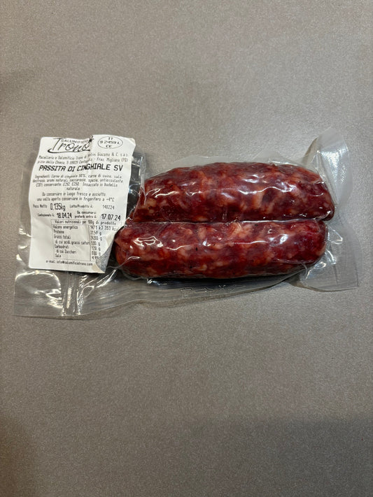 Salsiccia di cinghiale stagionata