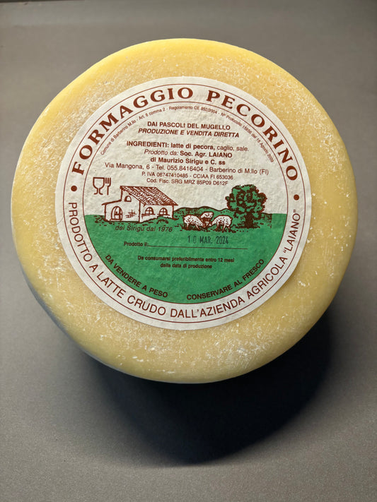 Pecorino fresco a latte crudo